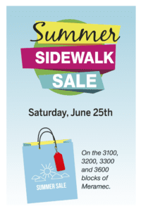 Summer Sidewalk Sale