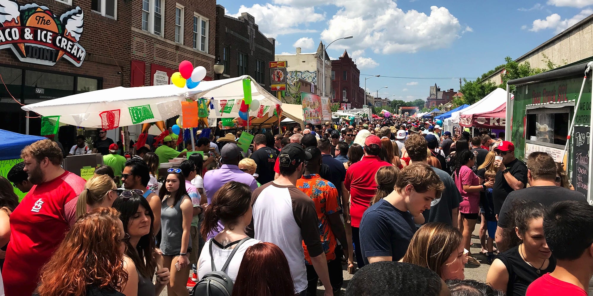 Cinco de Mayo on Cherokee Street, May 5th, 2018. Photo by Nick Findley.