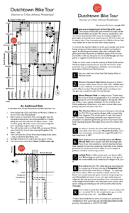 Map and information on the 2018 Dutchtown Bike Tour.