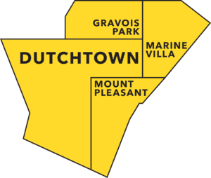 Official City of St. Louis neighborhoods in the Dutchtown area.