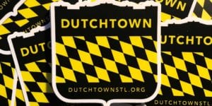 DutchtownSTL.org stickers.