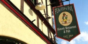 The Feasting Fox Historic Restaurant and Pub.