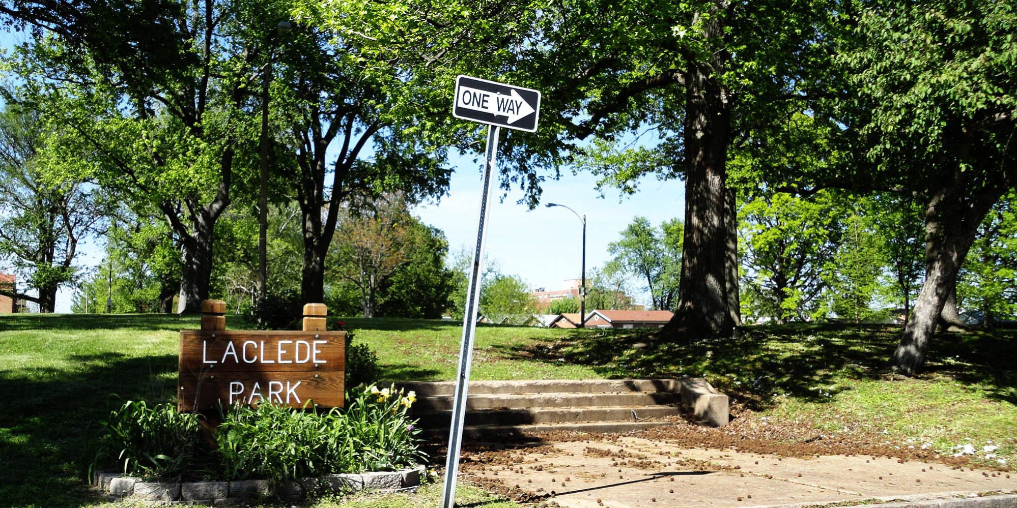 Laclede Park in the Dutchtown neighborhood of St. Louis, MO. Photo by Paul Sableman.