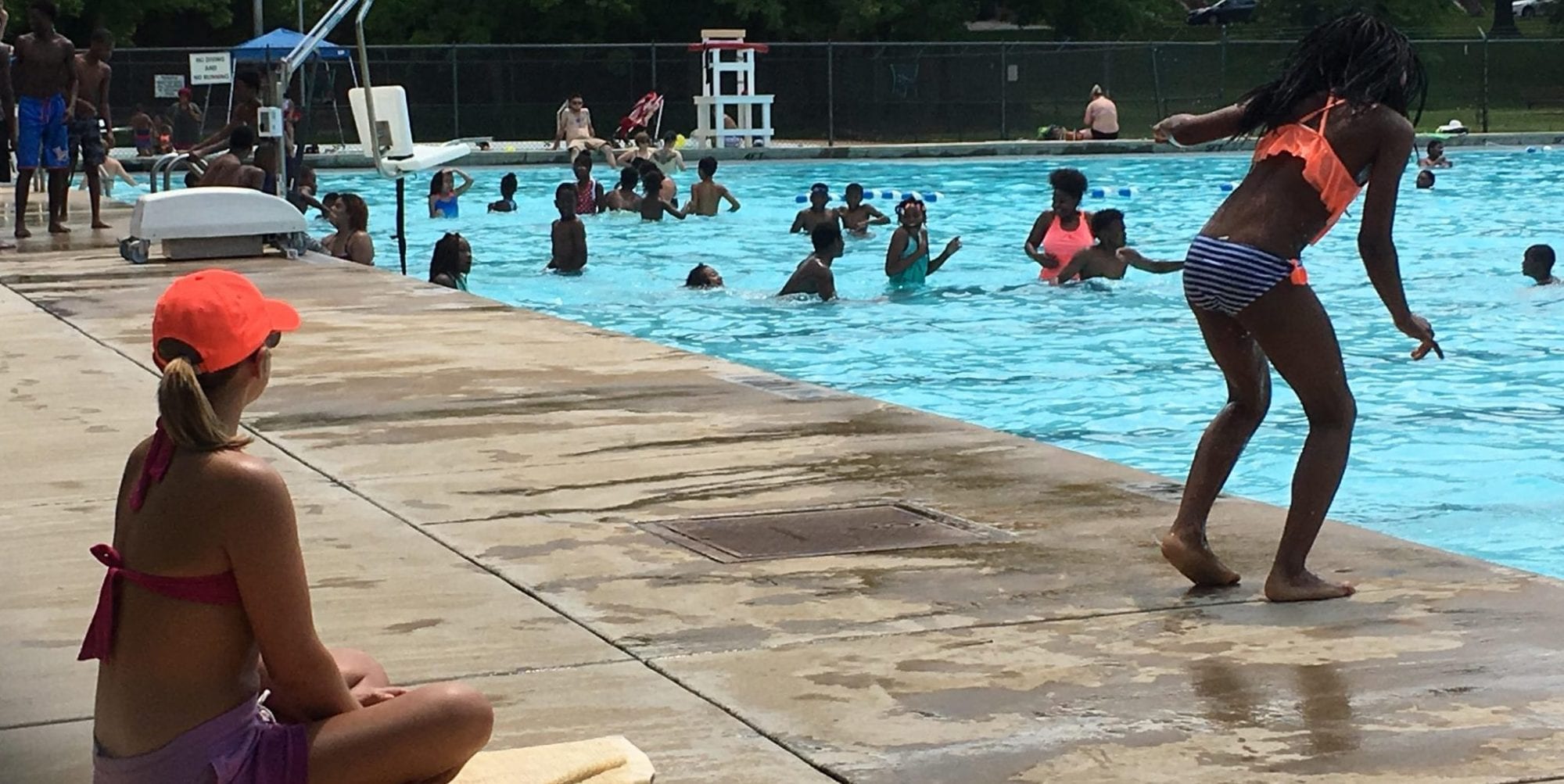 The pool at Marquette Park.