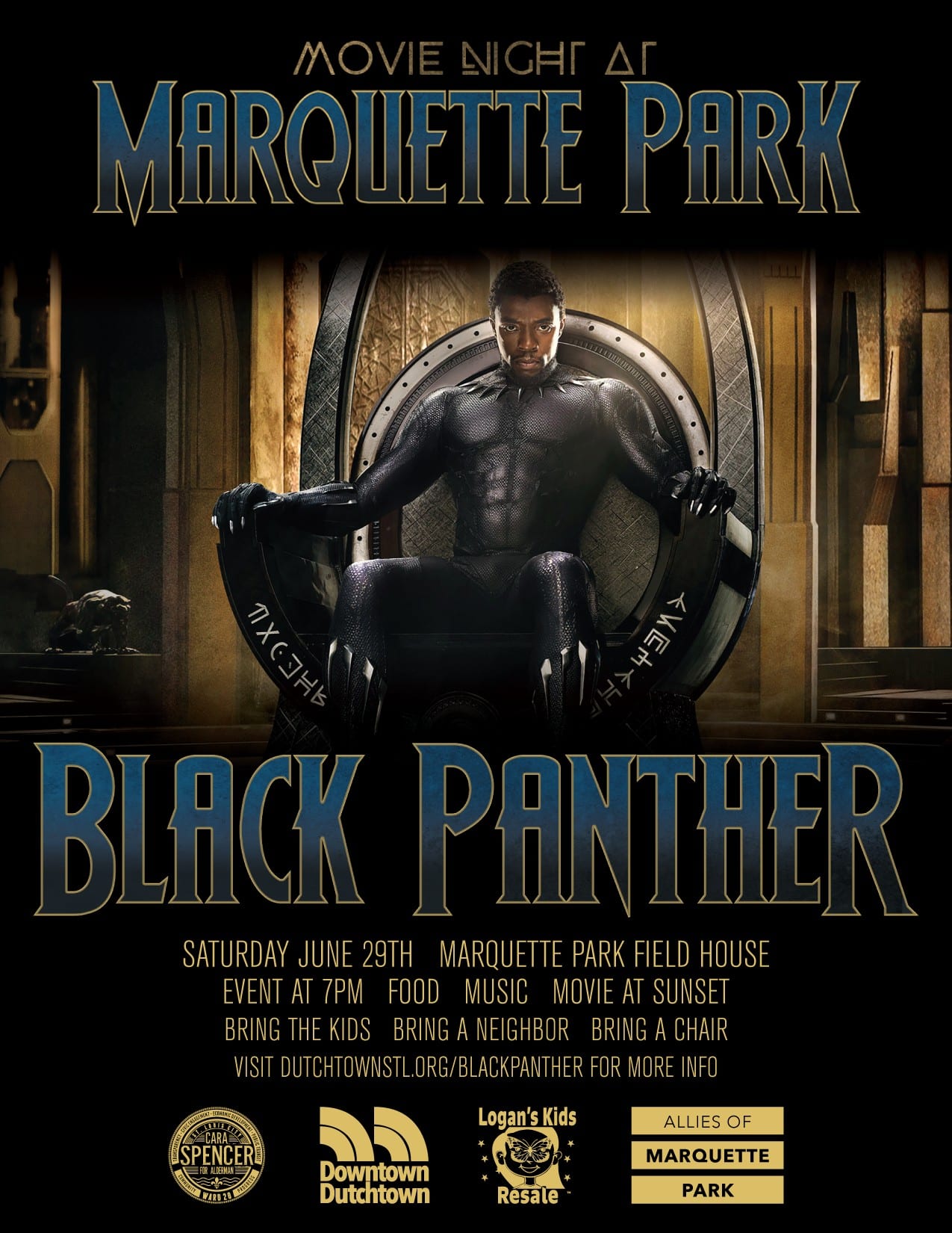 Movie Night at Marquette Park: Black Panther