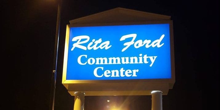 Rita Ford Community Center at 3353 California.