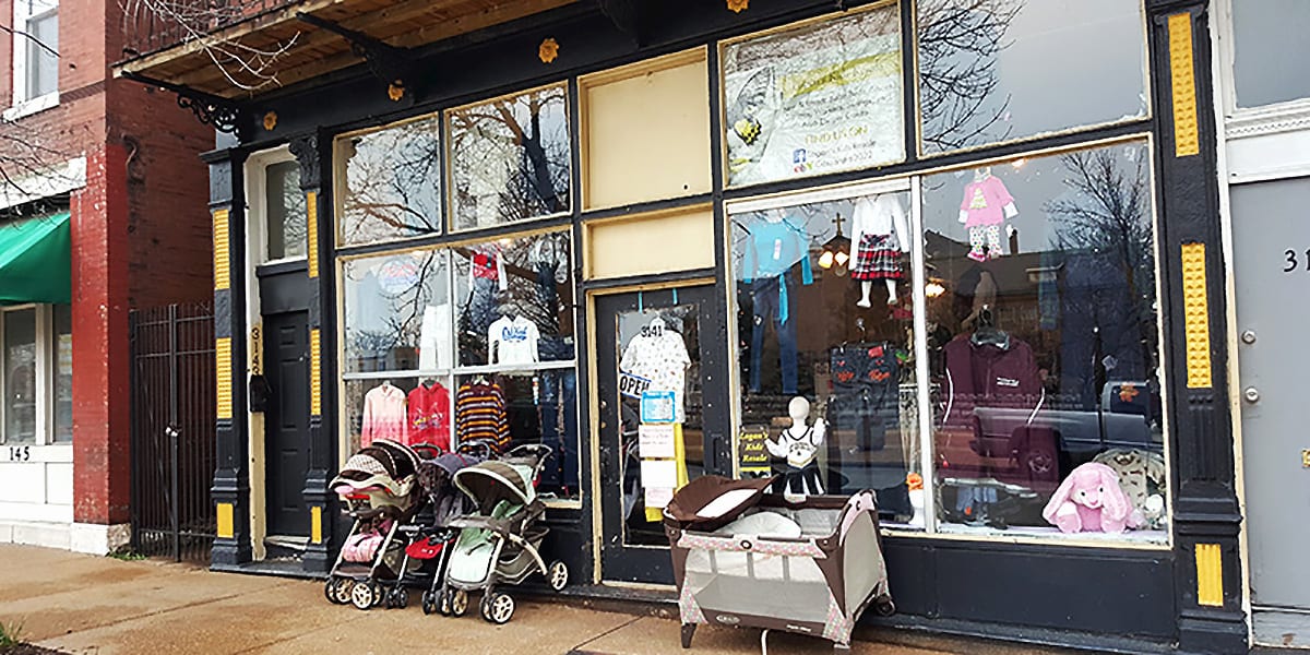 Logan's Kids Resale on Meramec Street in Dutchtown.