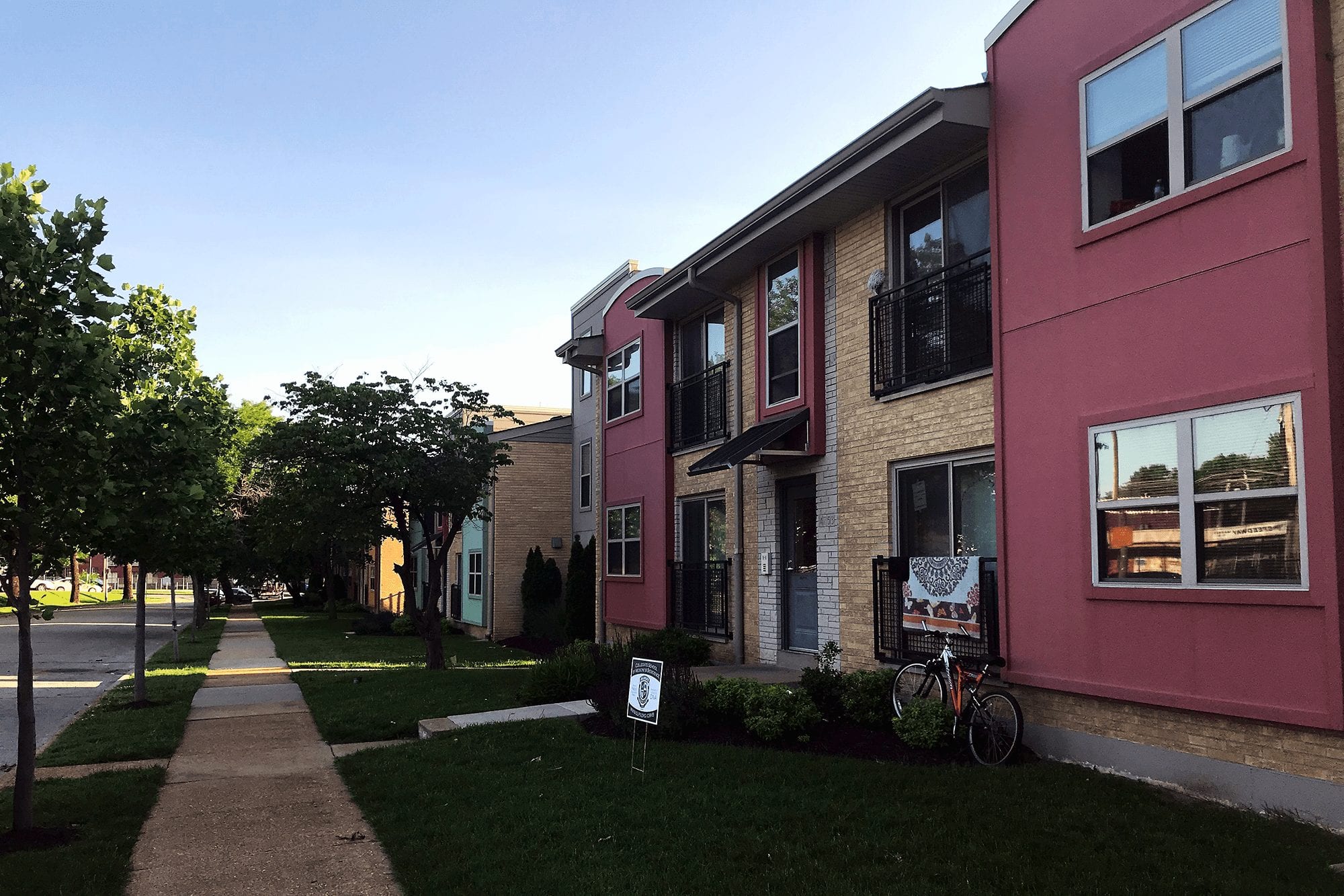 Fox Manor Apartments on Spring Avenue, one of Landmarks St. Louis' Most Enhanced award winners.