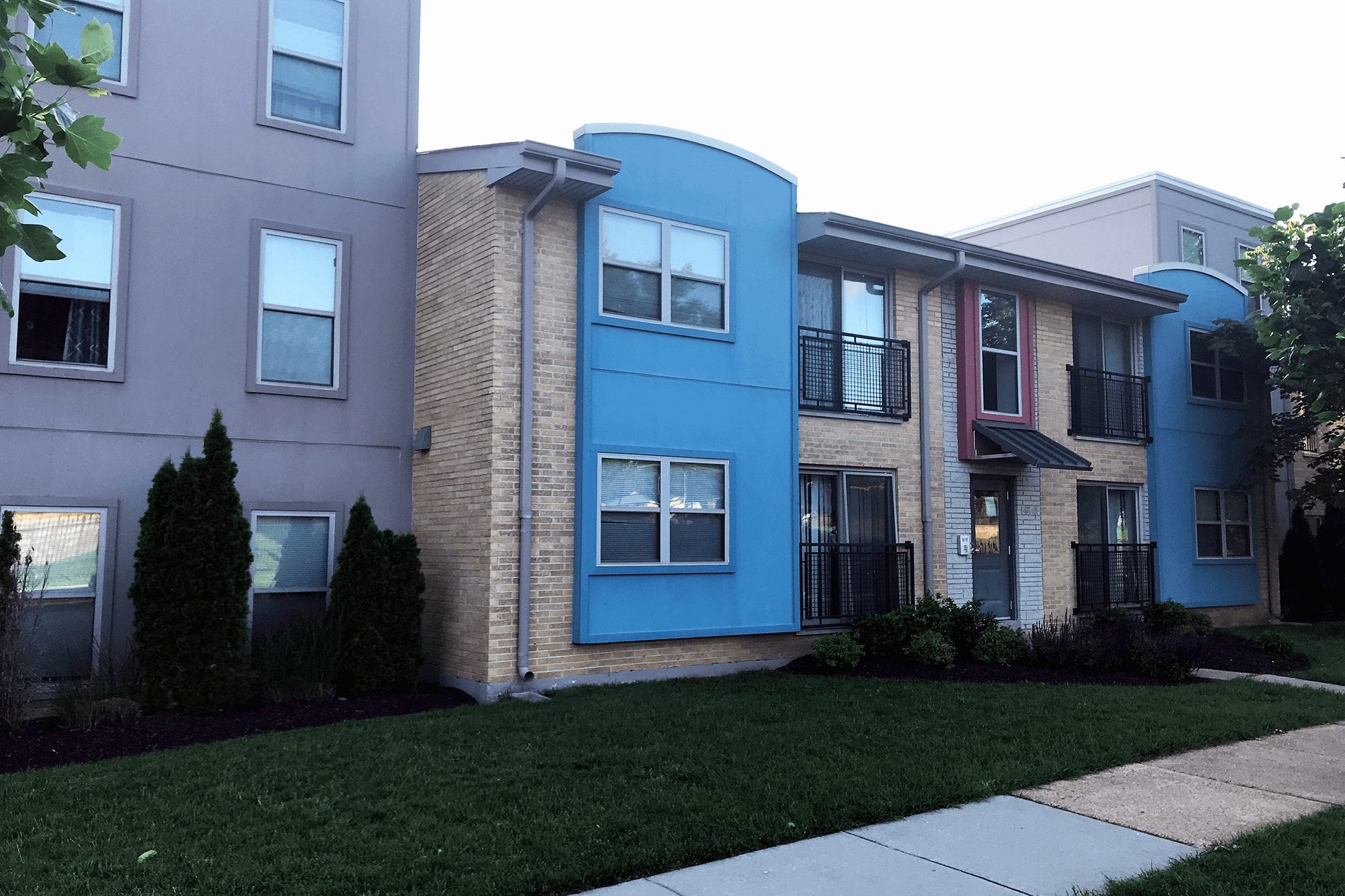 Fox Manor Apartments on Spring Avenue, one of Landmarks St. Louis' Most Enhanced award winners.