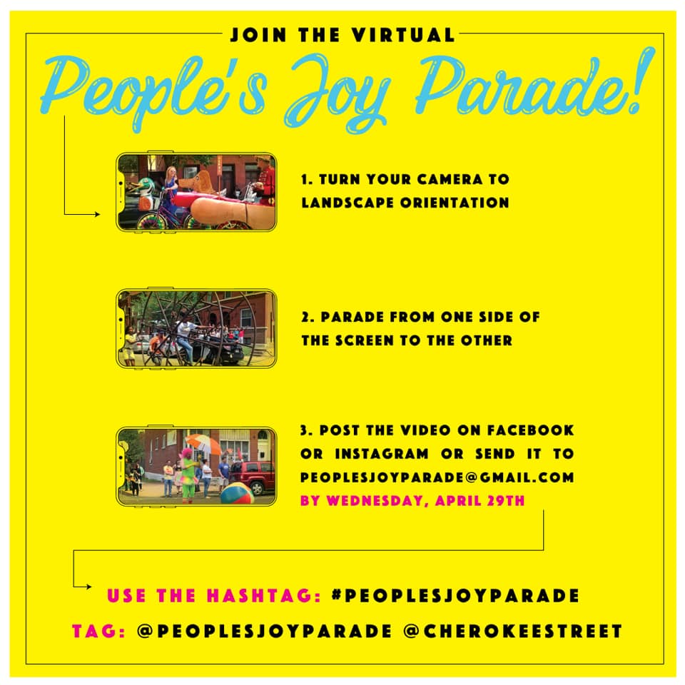 Join the Virtual People's Joy Parade.