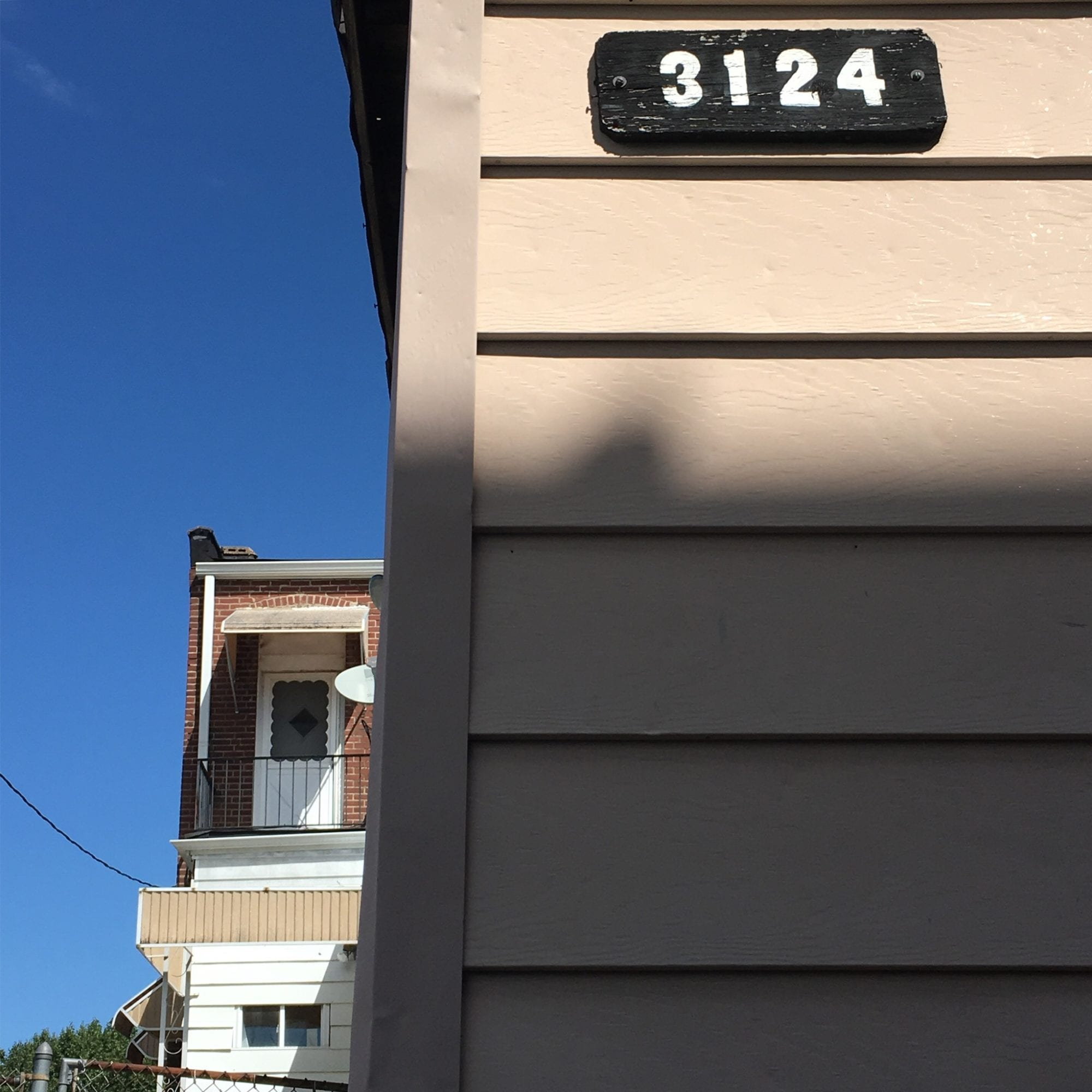 3124, house numbers in Dutchtown, St. Louis. Photo by Josh Burbridge.
