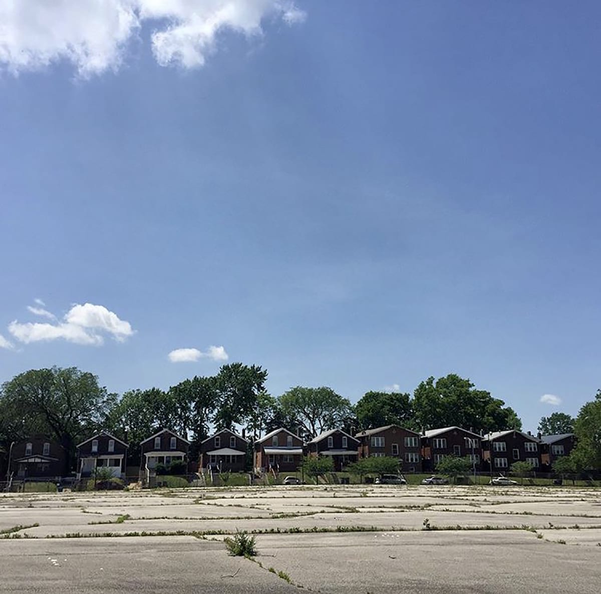 Homes in Dutchtown, St. Louis. Photo by Josh Burbridge.