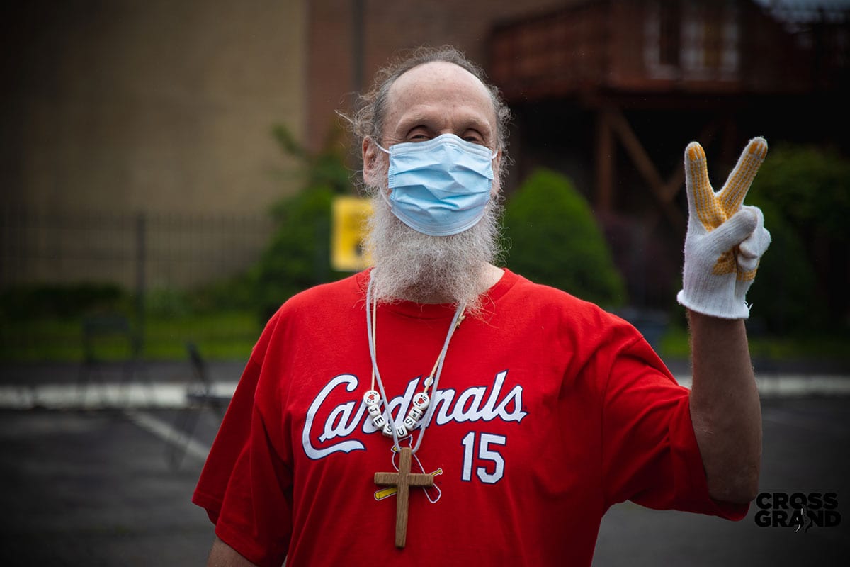 Dutchtown neighbors wearing masks at DT2 After Hours in Downtown Dutchtown. Photo by Chip Smith of Cross Grand.