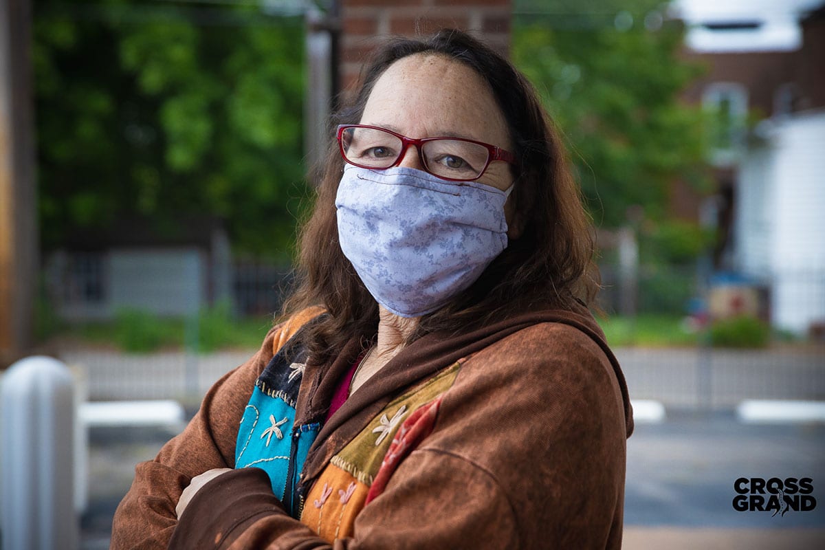 Dutchtown neighbors wearing masks at DT2 After Hours in Downtown Dutchtown. Photo by Chip Smith of Cross Grand.