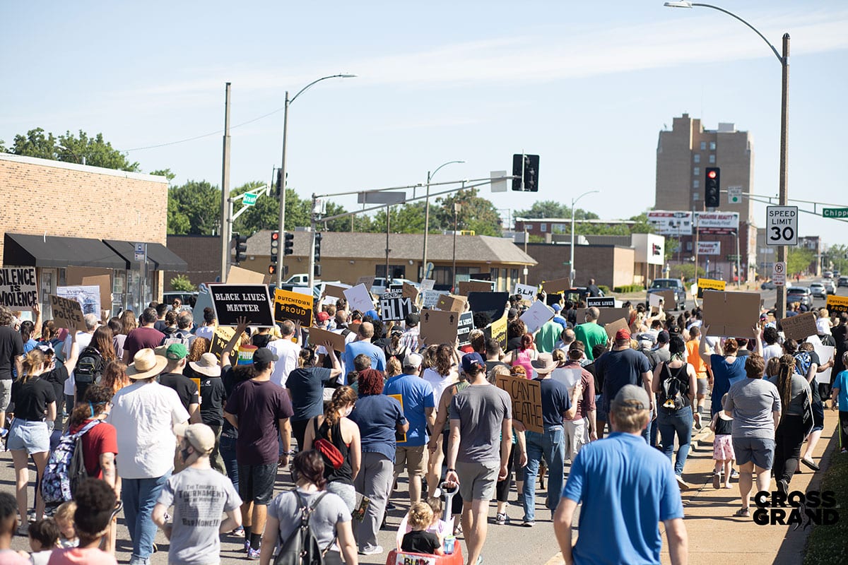 8:46 @ 8:46 Dutchtown Family March for Justice and Equality. Photo by Chip Smith of Cross Grand.