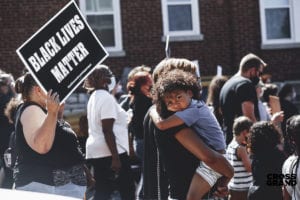 Black Lives Matter at the Dutchtown March for Justice and Equality.