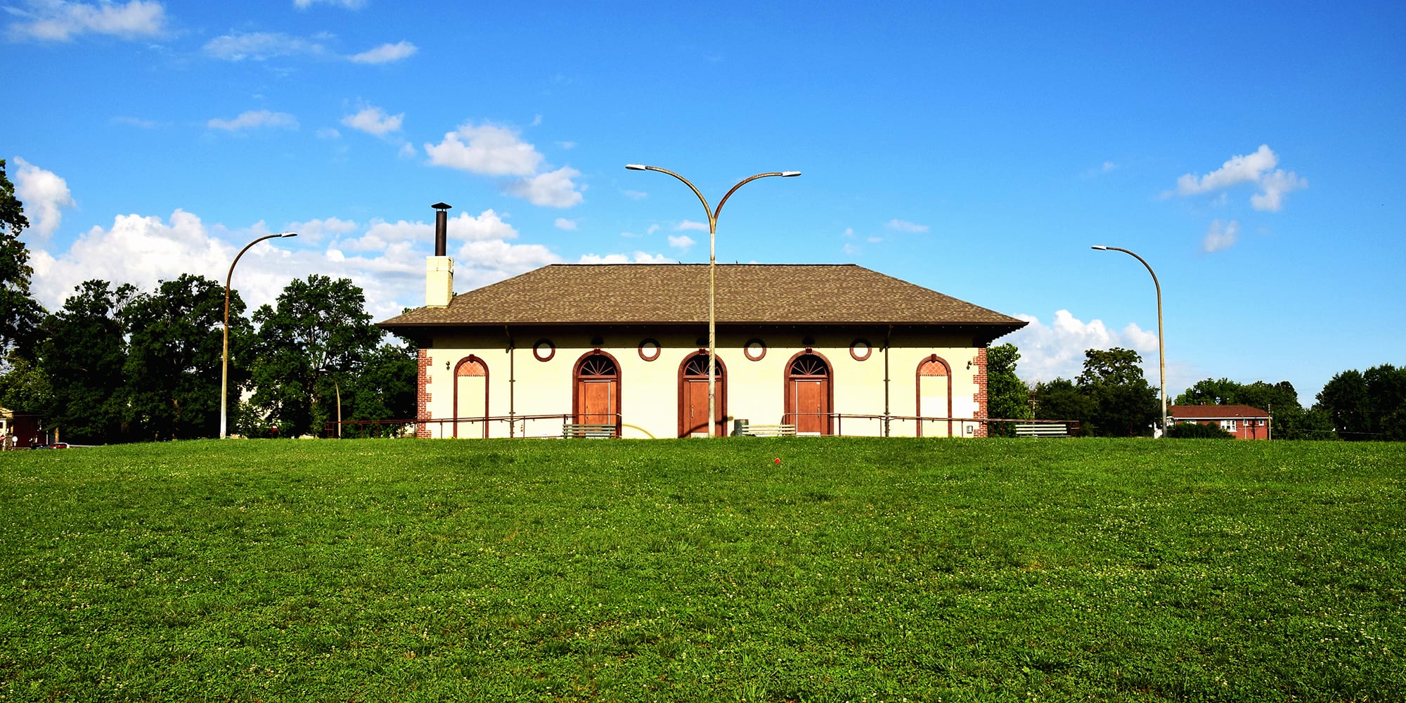 The Marquette Park Field House in Dutchtown, St. Louis.