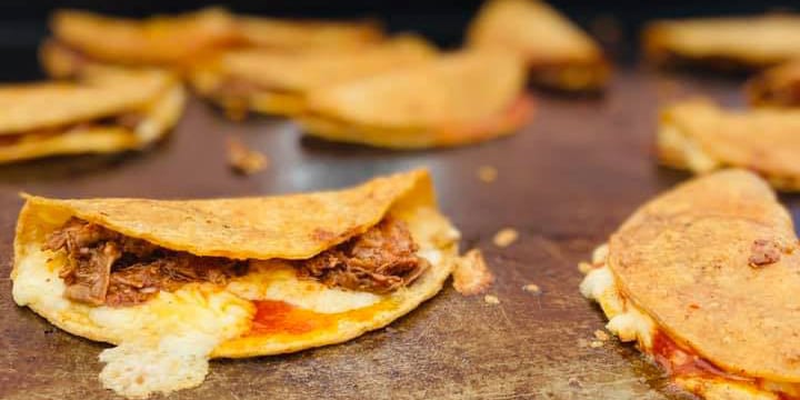 Tacos La Jefa in the Urban Eats Neighborhood FoodHall in Downtown Dutchtown, St. Louis.