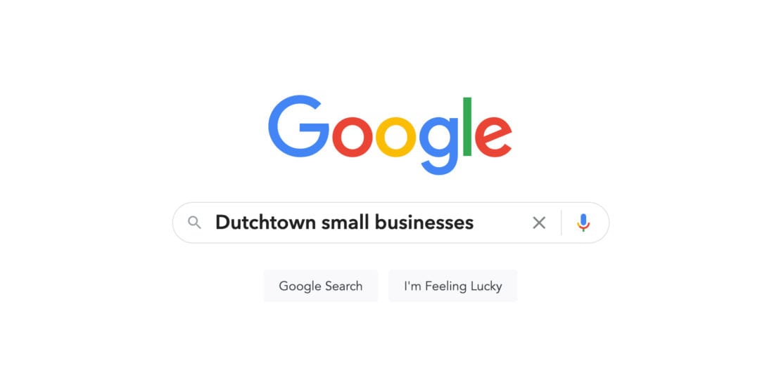 Buscando en Google pequeñas empresas de Dutchtown.