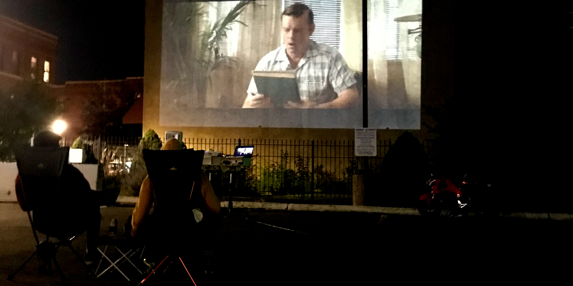 Movie Night at the NIC in Downtown Dutchtown.