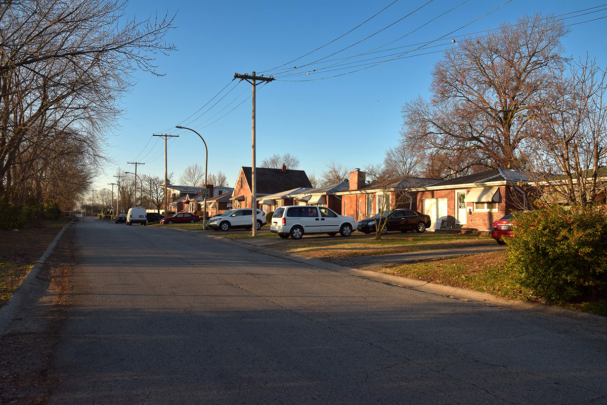 The 4800 block of Minnesota Avenue in the Mount Pleasant neighborhood of South St. Louis.