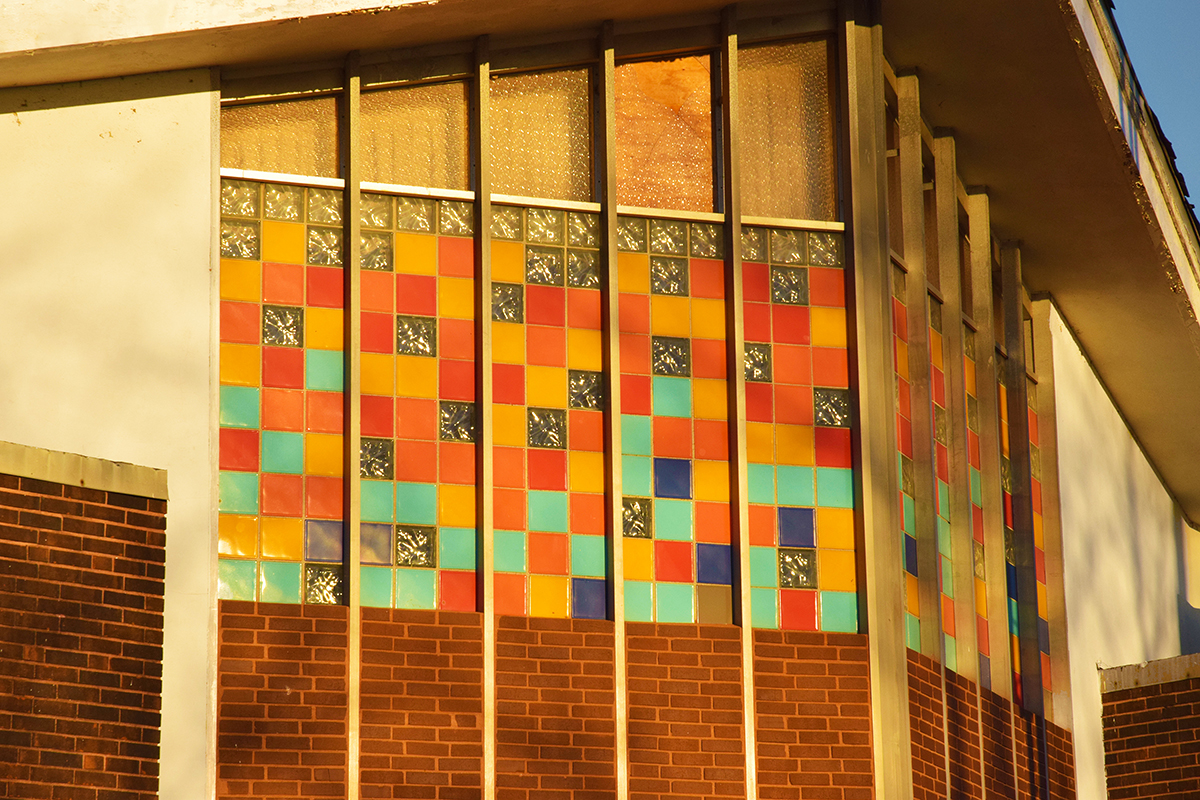 A mid-century modern church on the 4900 block of Minnesota in Mount Pleasant.