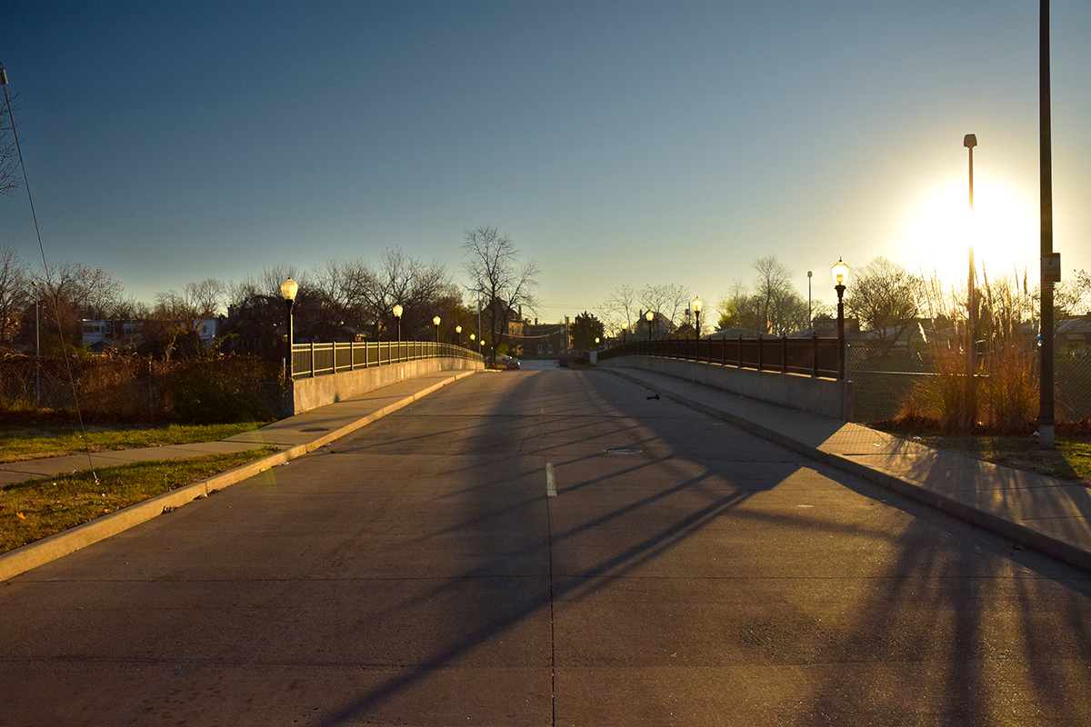 The Delor Street overpass over Interstate 55 in Mount Pleasant.