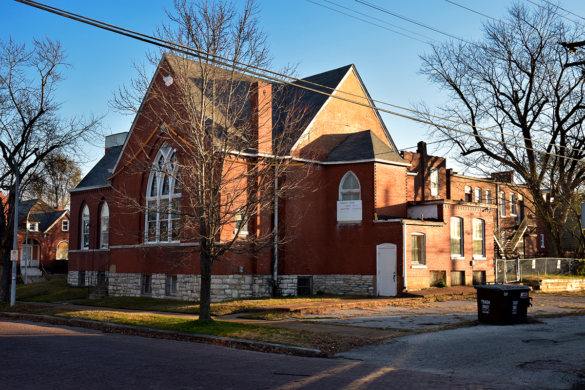 South Side Free Will Baptist Church in Mount Pleasant, St. Louis, MO.
