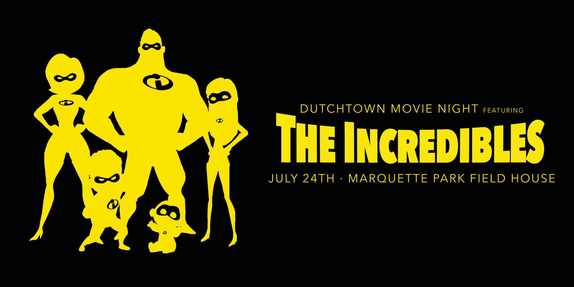 The Incredibles at Dutchtown Mivie Night on July 24th, 2021.