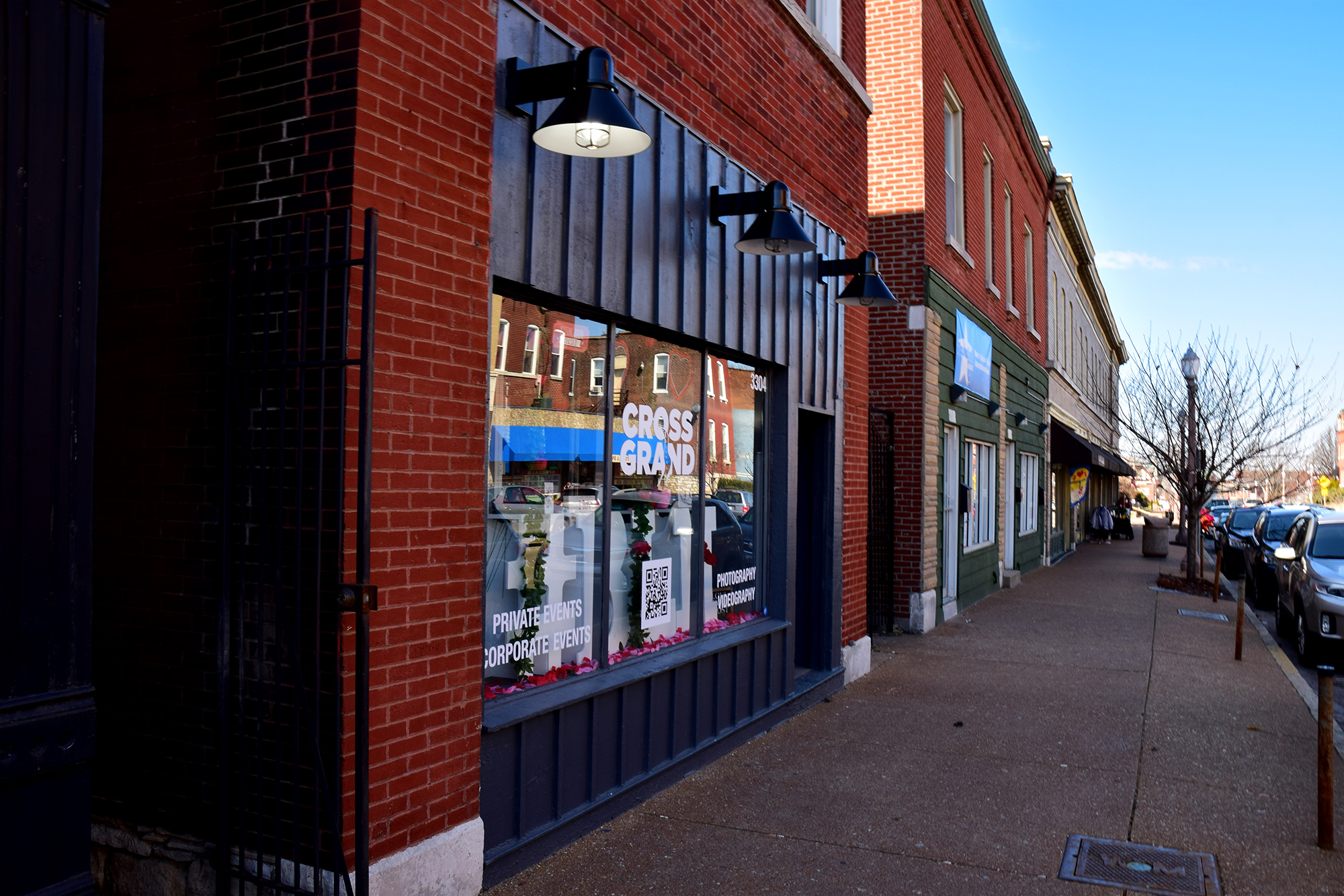 Cross Grand on Meramec Street in Downtown Dutchtown, St. Louis, MO.