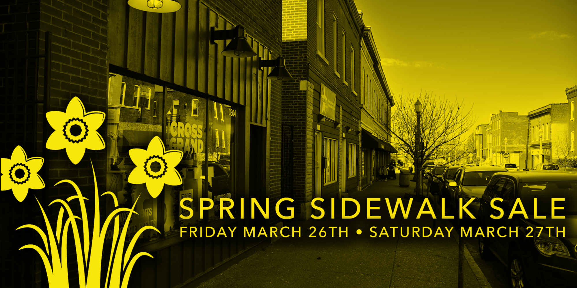 Proljetna prodaja pločnika u centru grada Dutchtown, petak 26. marta i subota 27. marta.