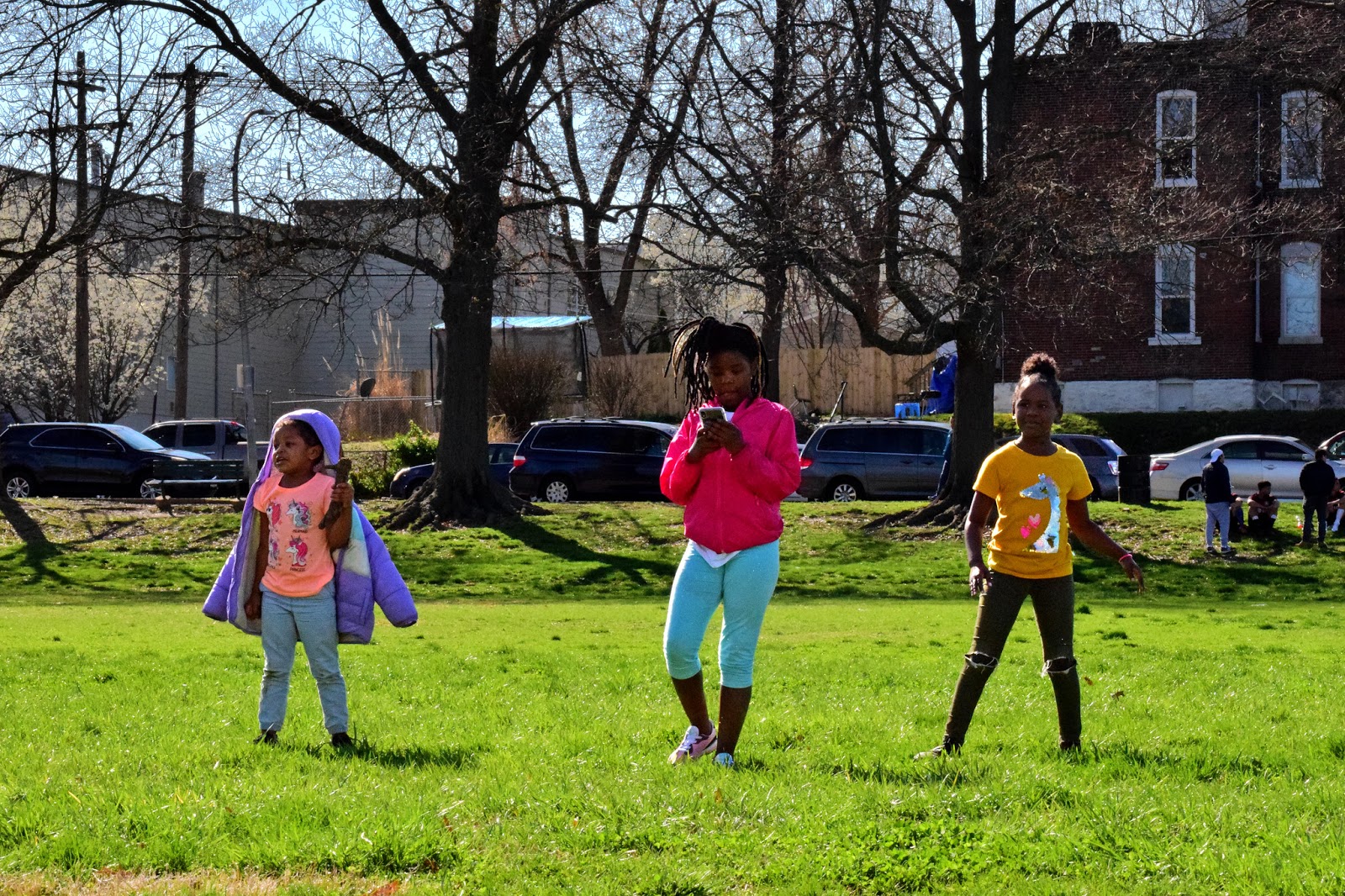 Children at Marquette Park in Dutchtown, St. Louis, MO.