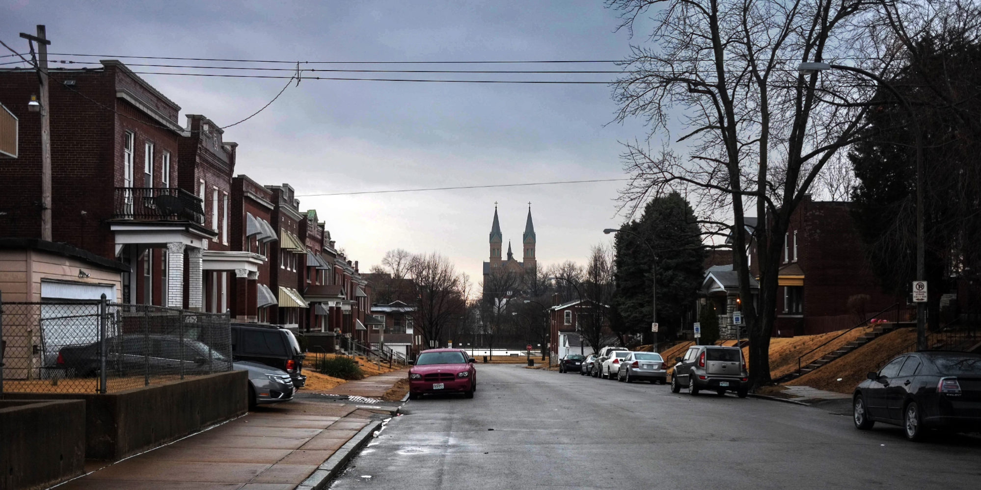 The 3900 block of Michigan Avenue in Dutchtown, St. Louis, MO. Photo by Paul Sableman.