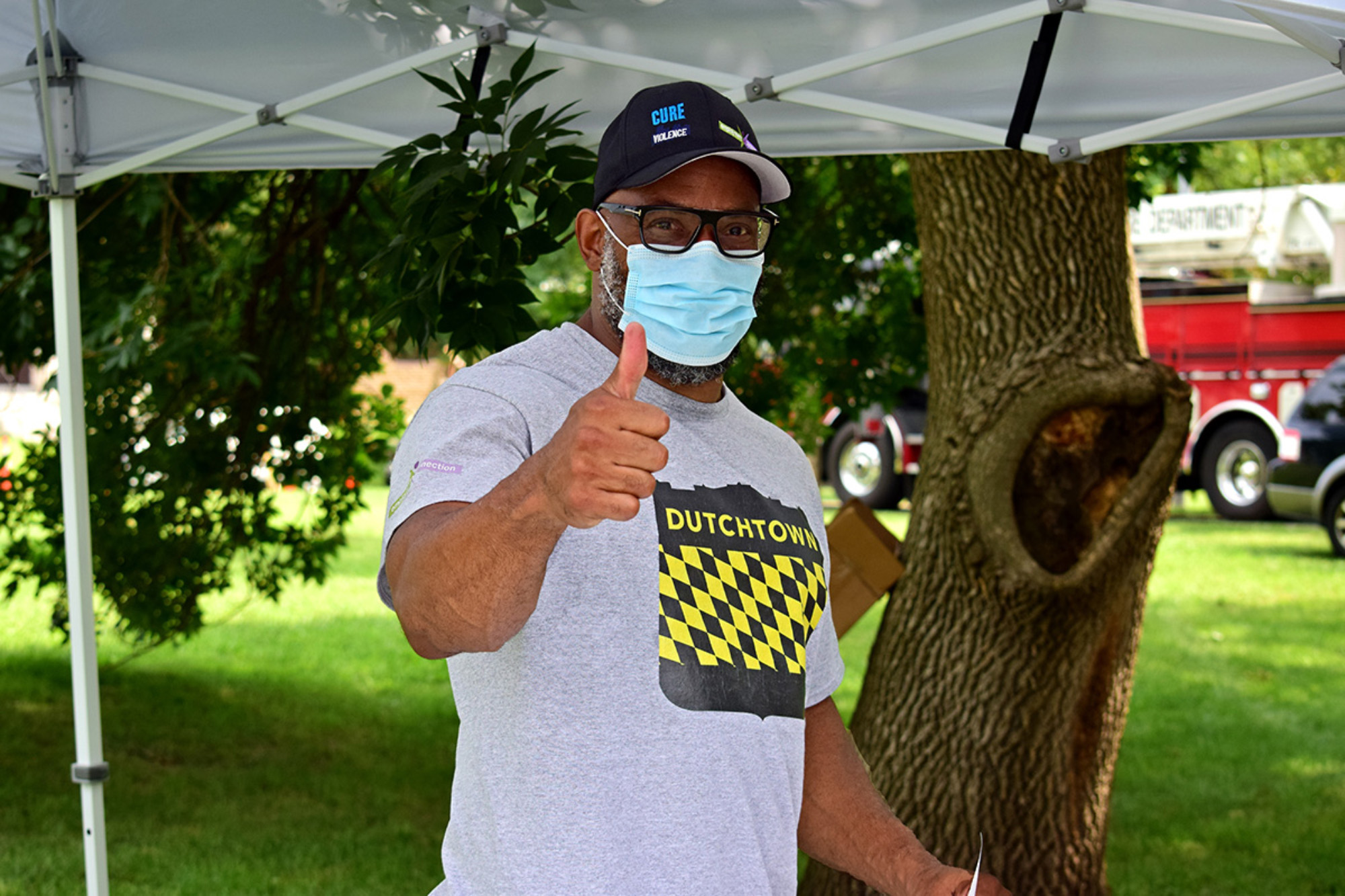 Cure Violence at Marquette Community Day in Dutchtown, St. Louis, MO.