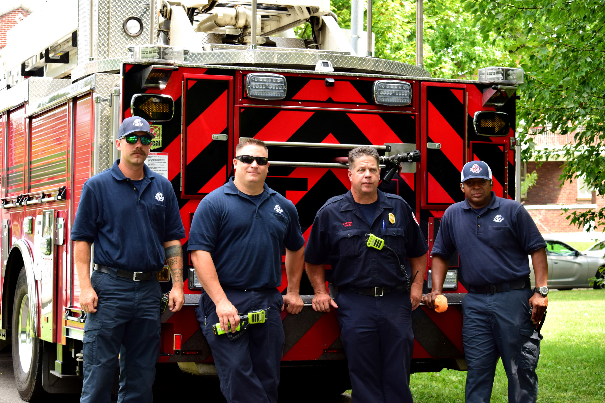 The St. Louis Fire Department at Marquette Community Day in Dutchtown, St. Louis, MO.