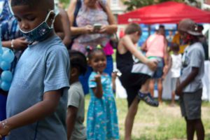 Children at Marquette Community Day in Dutchtown.