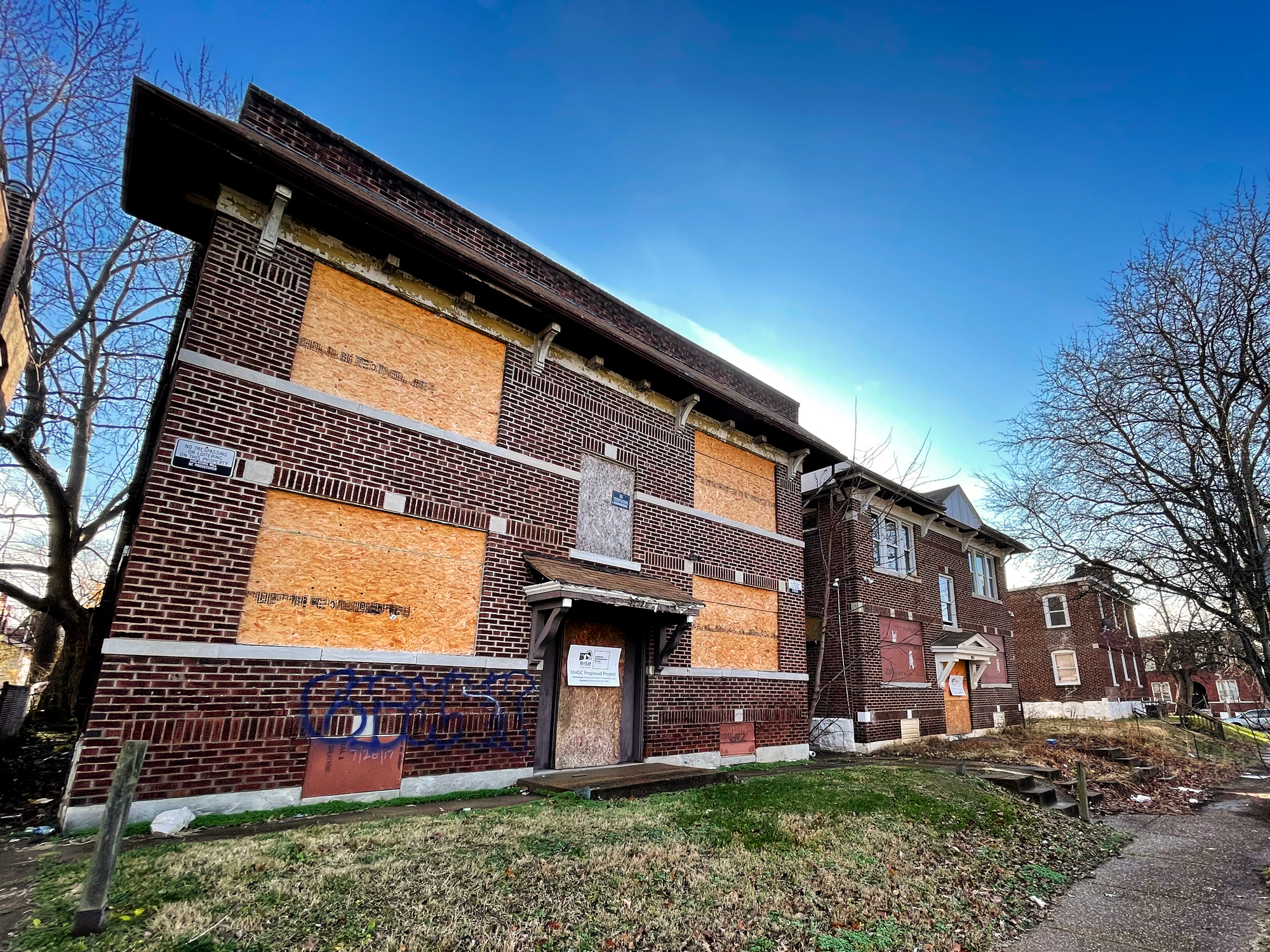 3544 and 3548 Minnesota Avenue, part of Lutheran Development Group's Marquette Homes project in Gravois Park, St. Louis, MO.