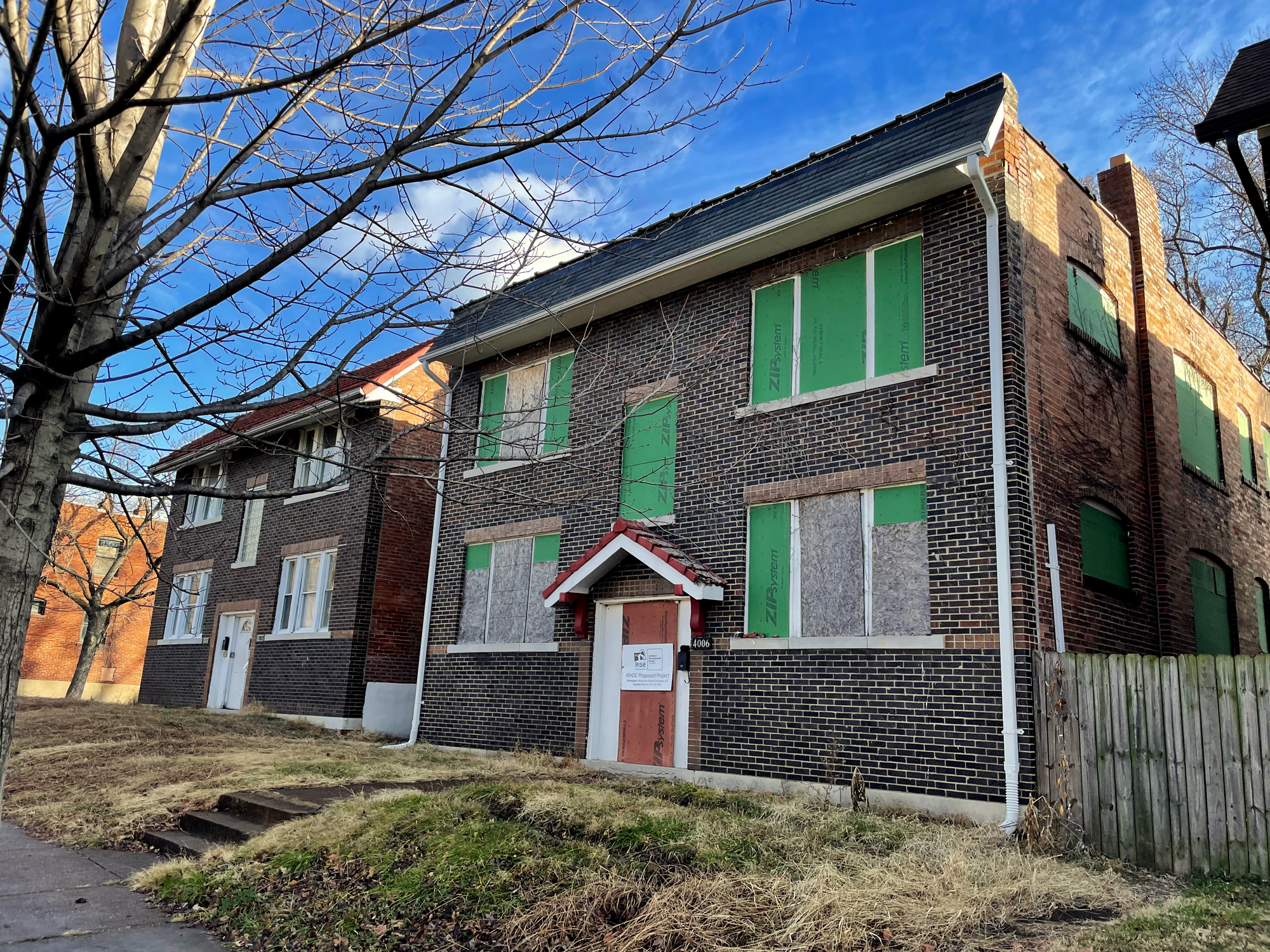 4006 Pennsylvania Avenue, part of Lutheran Development Group's Marquette Homes project in Dutchtown, St. Louis, MO.
