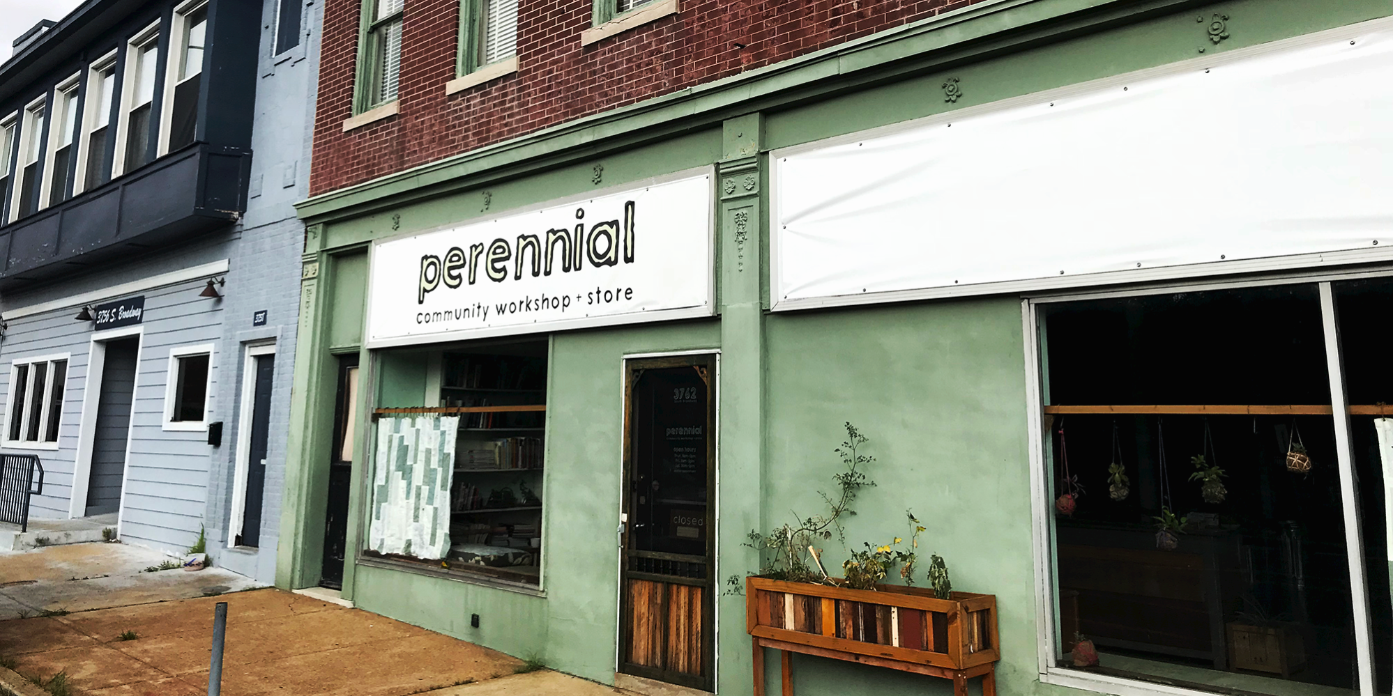 Perennial's studio and headquarters on South Broadway in Marine Villa, St. Louis, MO.