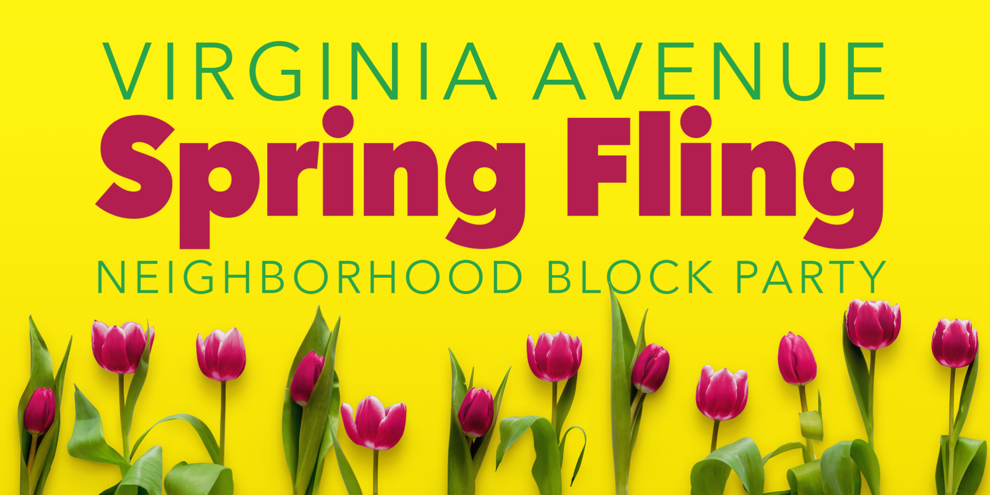 Virginia Avenue Spring Fling neighborhood block party.