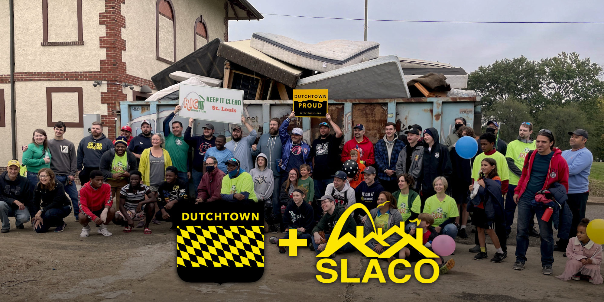 تعاونت شوارع داتشتاون الرئيسية مع SLACO في تنظيف الحي Keep It Clean في Marquette Park.