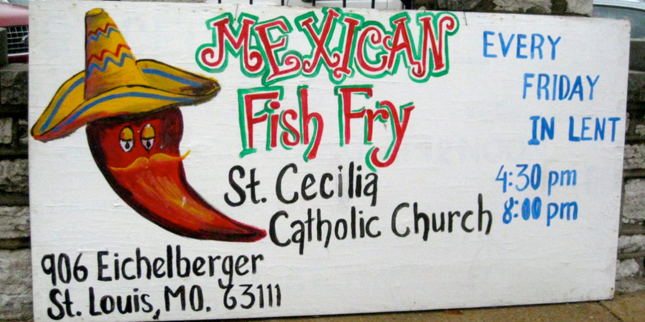 St. Cecilia Catholic Church's Mexican Fish Fry in Dutchtown, St. Louis, MO.
