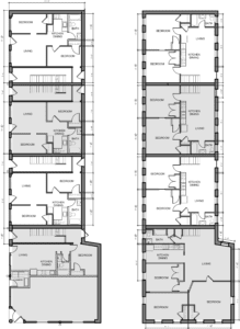 Floor plans for 3025 Chippewa Street.