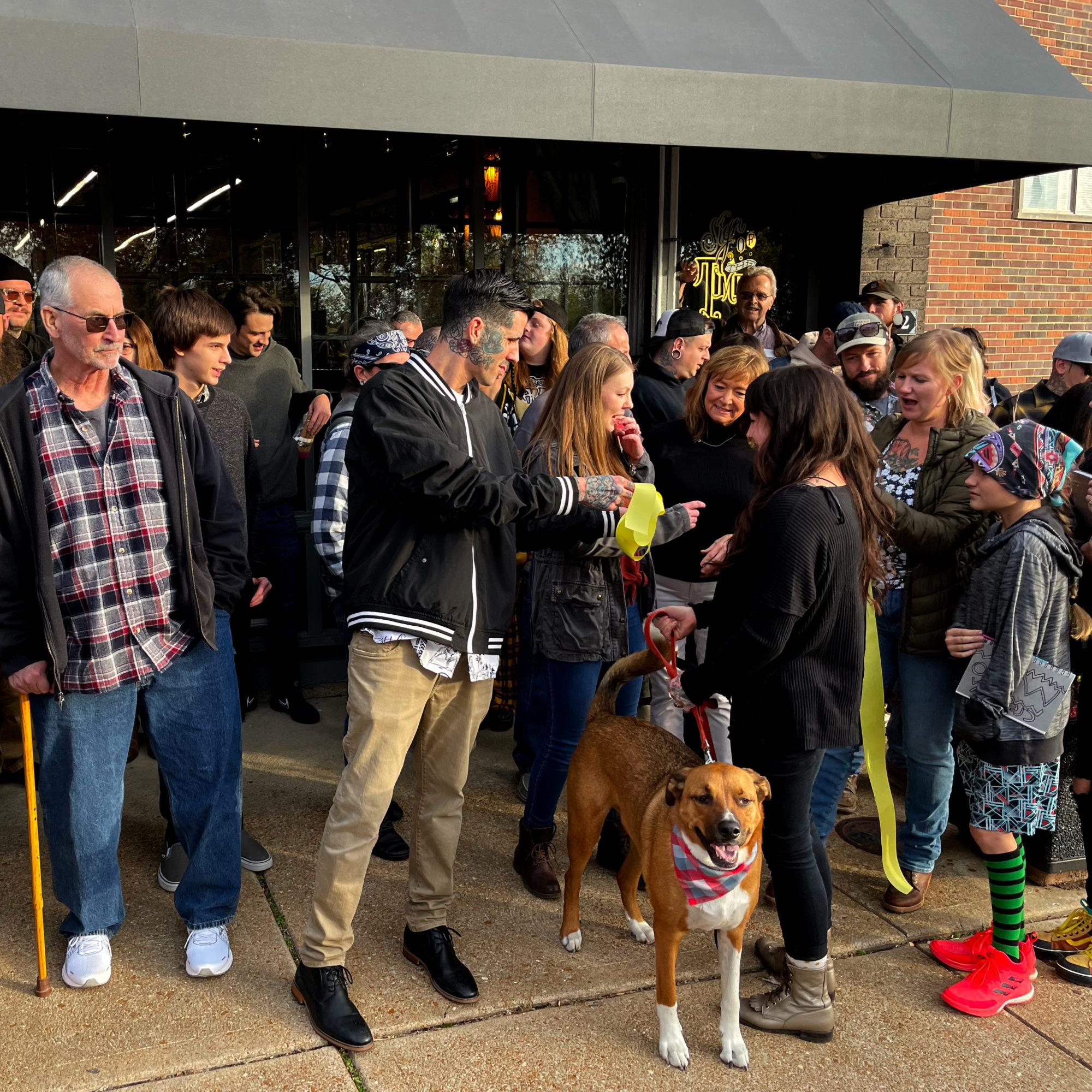 The grand opening of Sign of the Times Tattoo on Virginia Avenue in Dutchtown, St. Louis, MO.