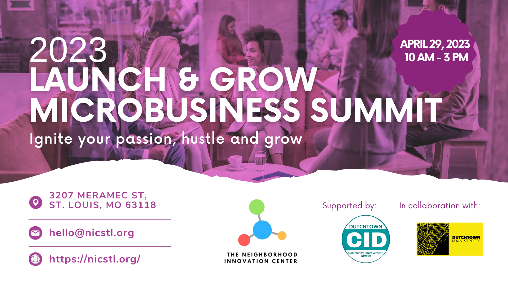 Launch and Grow Microbusiness Summit at the Neighborhood Innovation Center in Dutchtown.