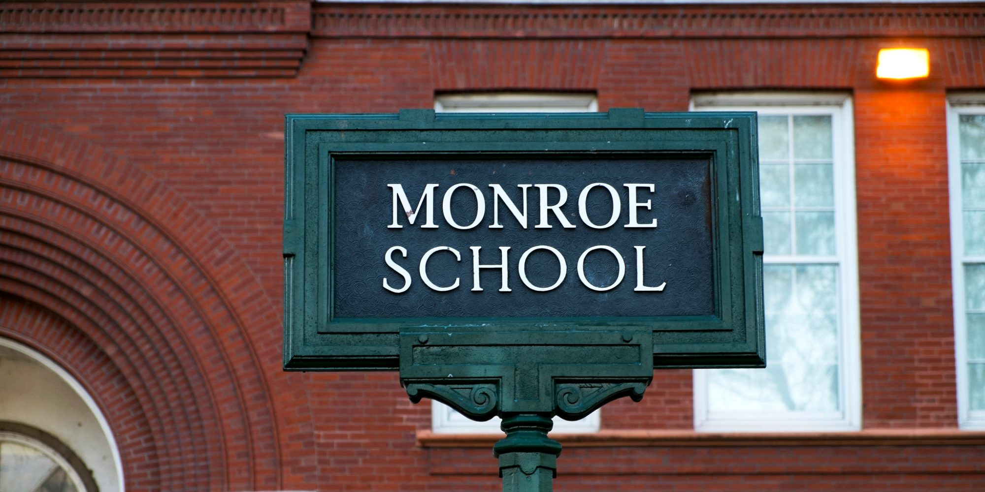 Monroe Elementary School in the Marine Villa neighborhood. Photo by Paul Sableman.