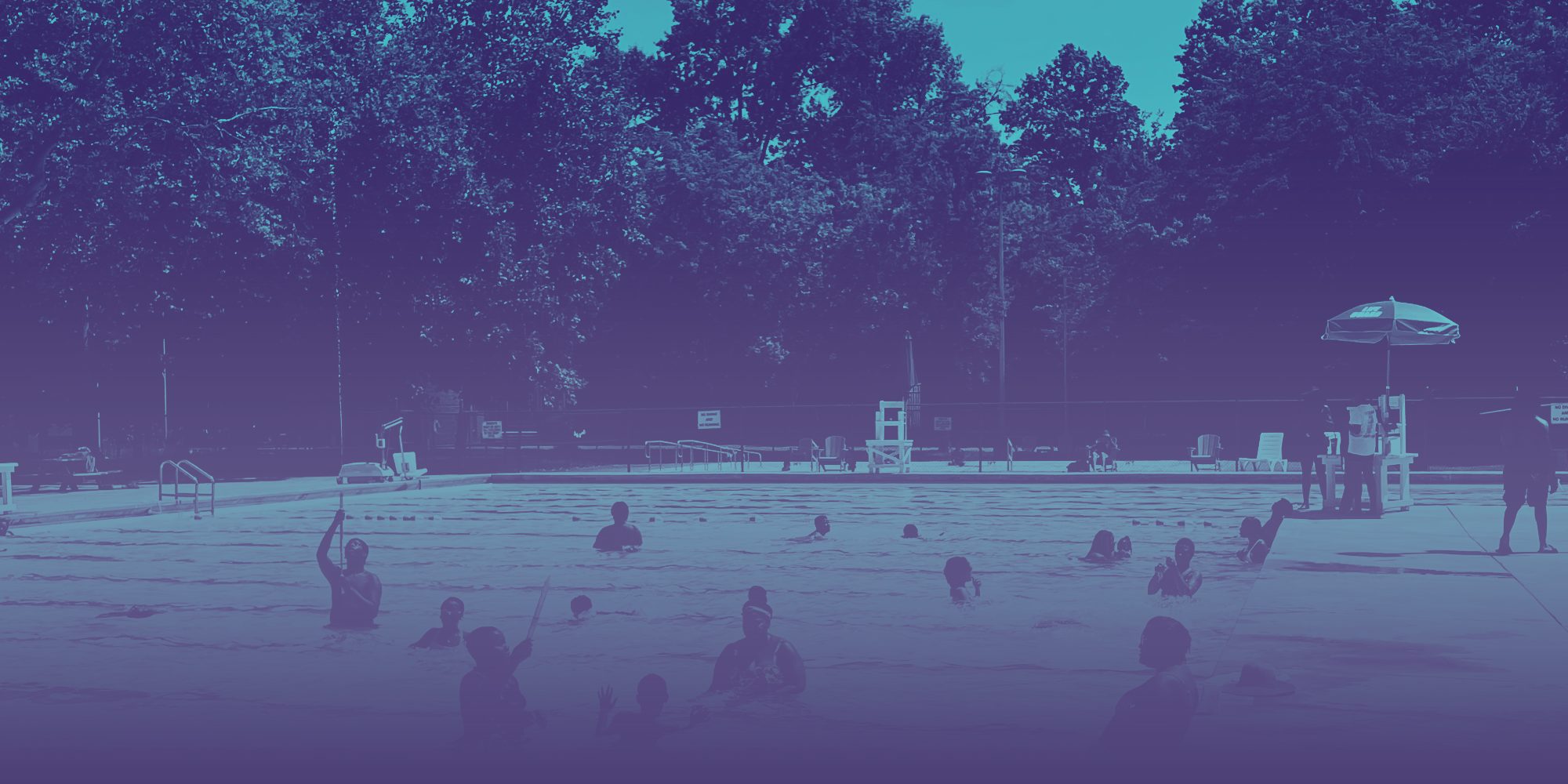 The Marquette Park Pool in Dutchtown, St. Louis, MO.