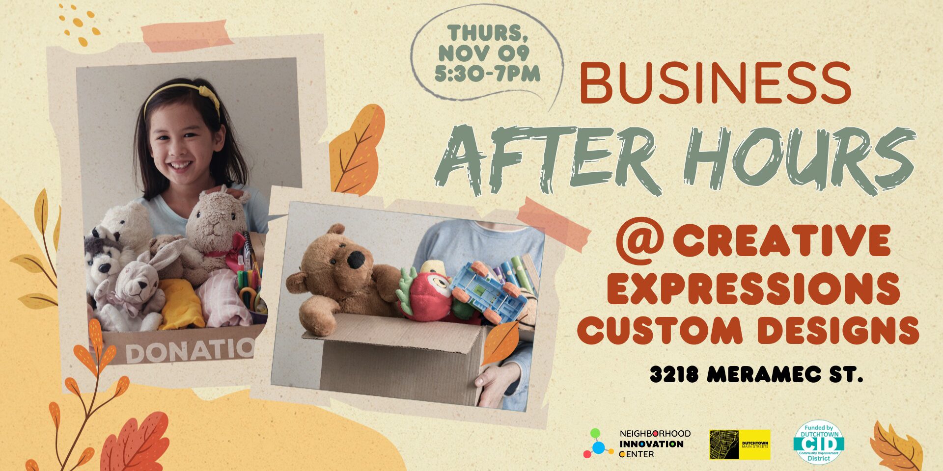 Dutchtown Business After Hours at Creative Expressions Custom Designs
